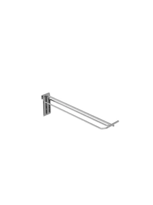 Metal&Ahşap Slotlu Panel Askısı - Panele Sıkışma Tipi - Etiketlik Telli